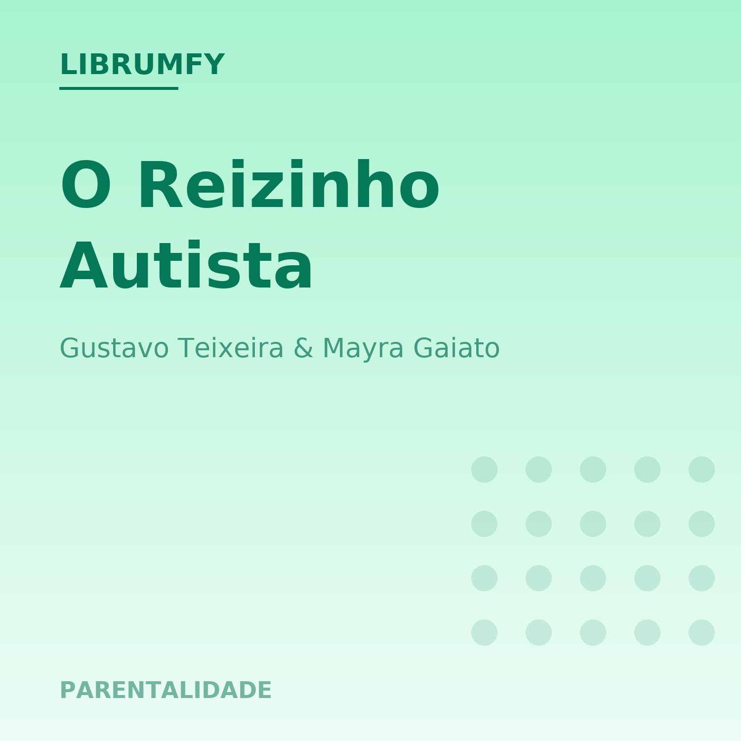 Capa de O Reizinho Autista