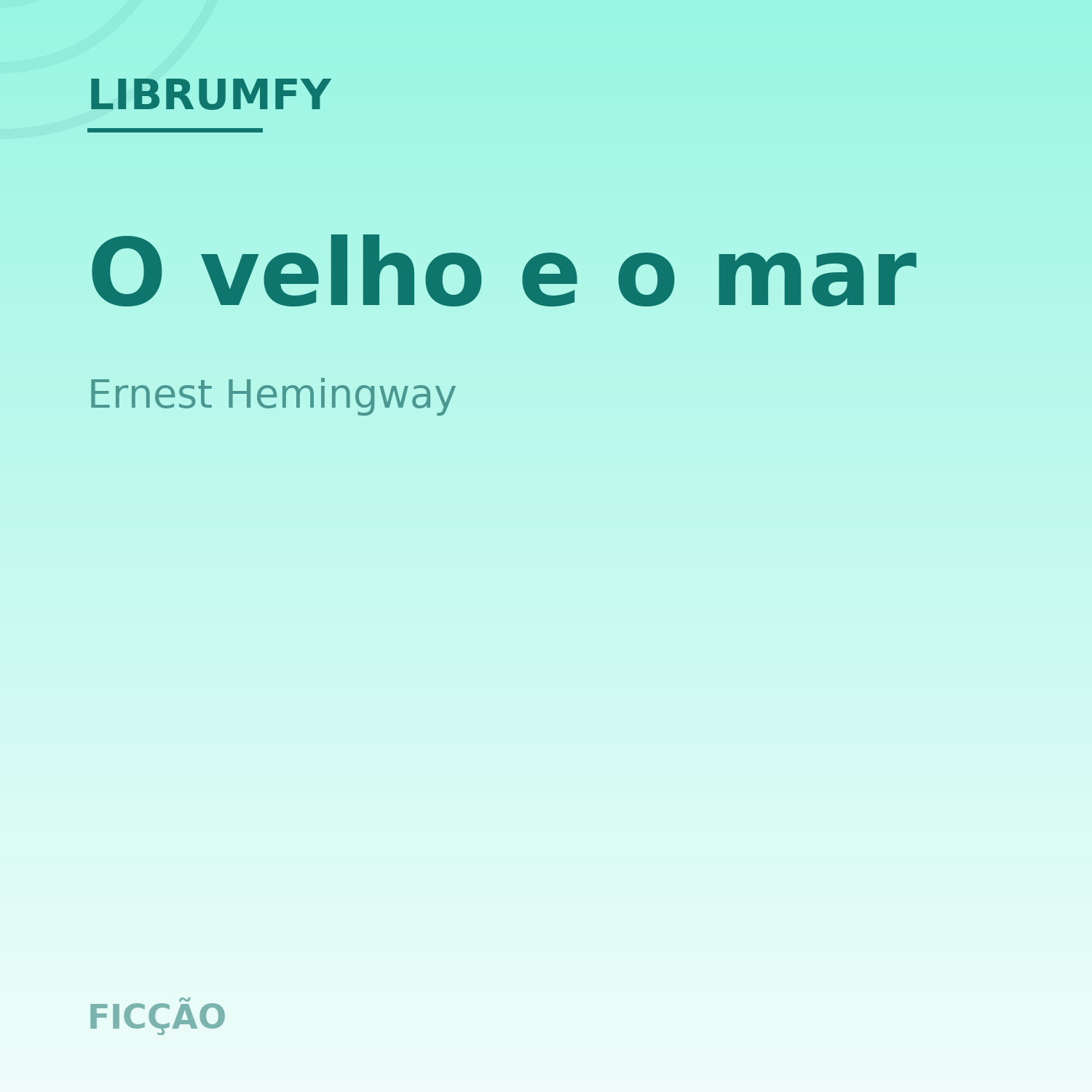 Capa de O velho e o mar