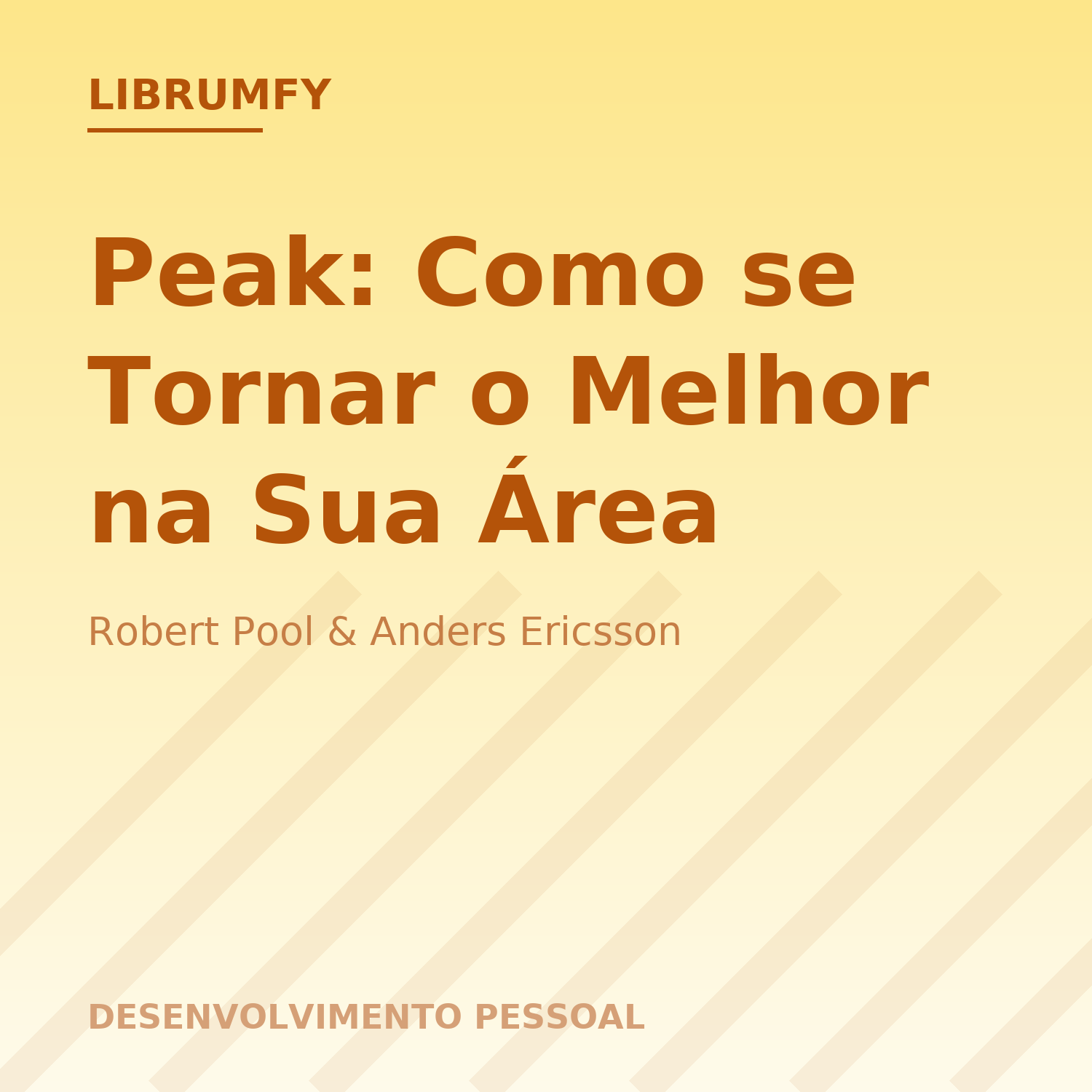 Capa de Peak: Como se Tornar o Melhor na Sua Área