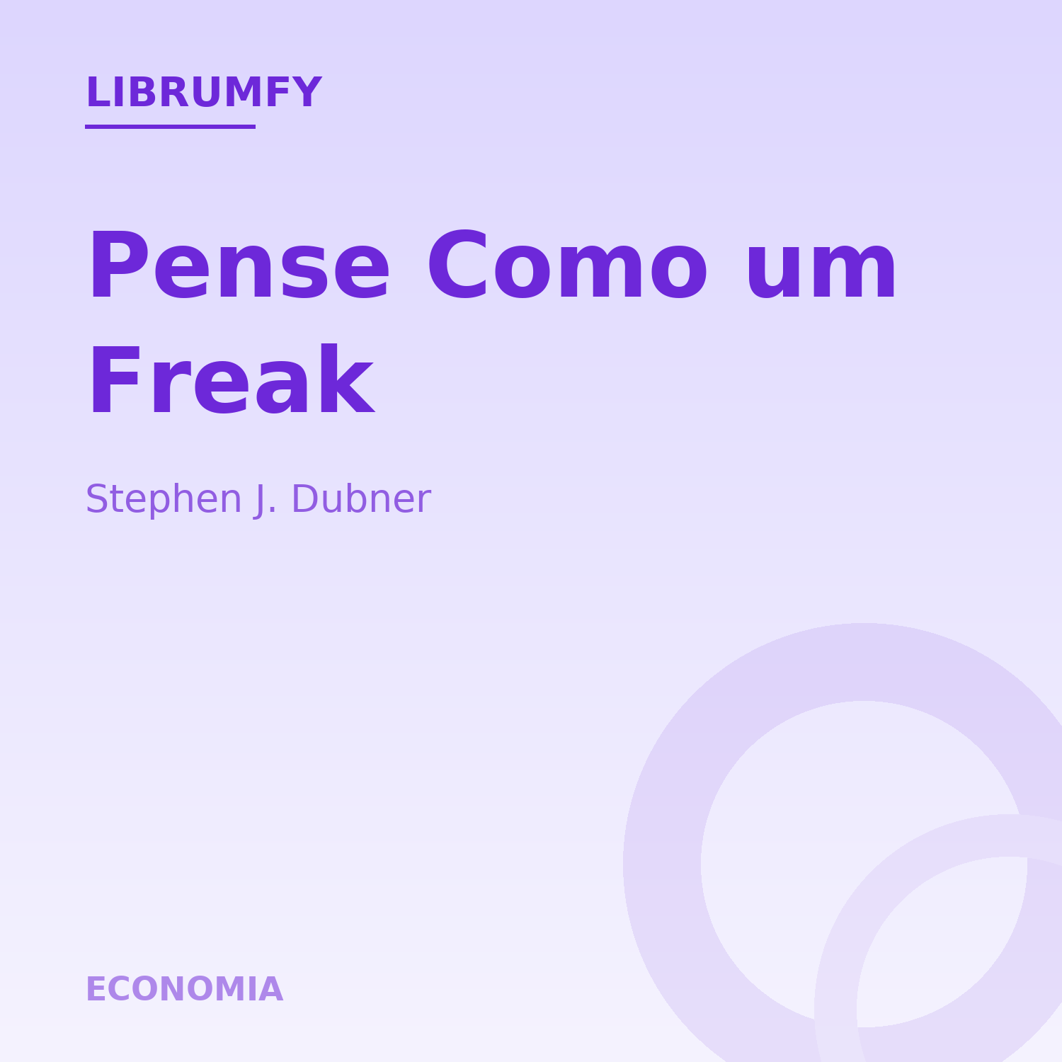 Capa de Pense Como um Freak