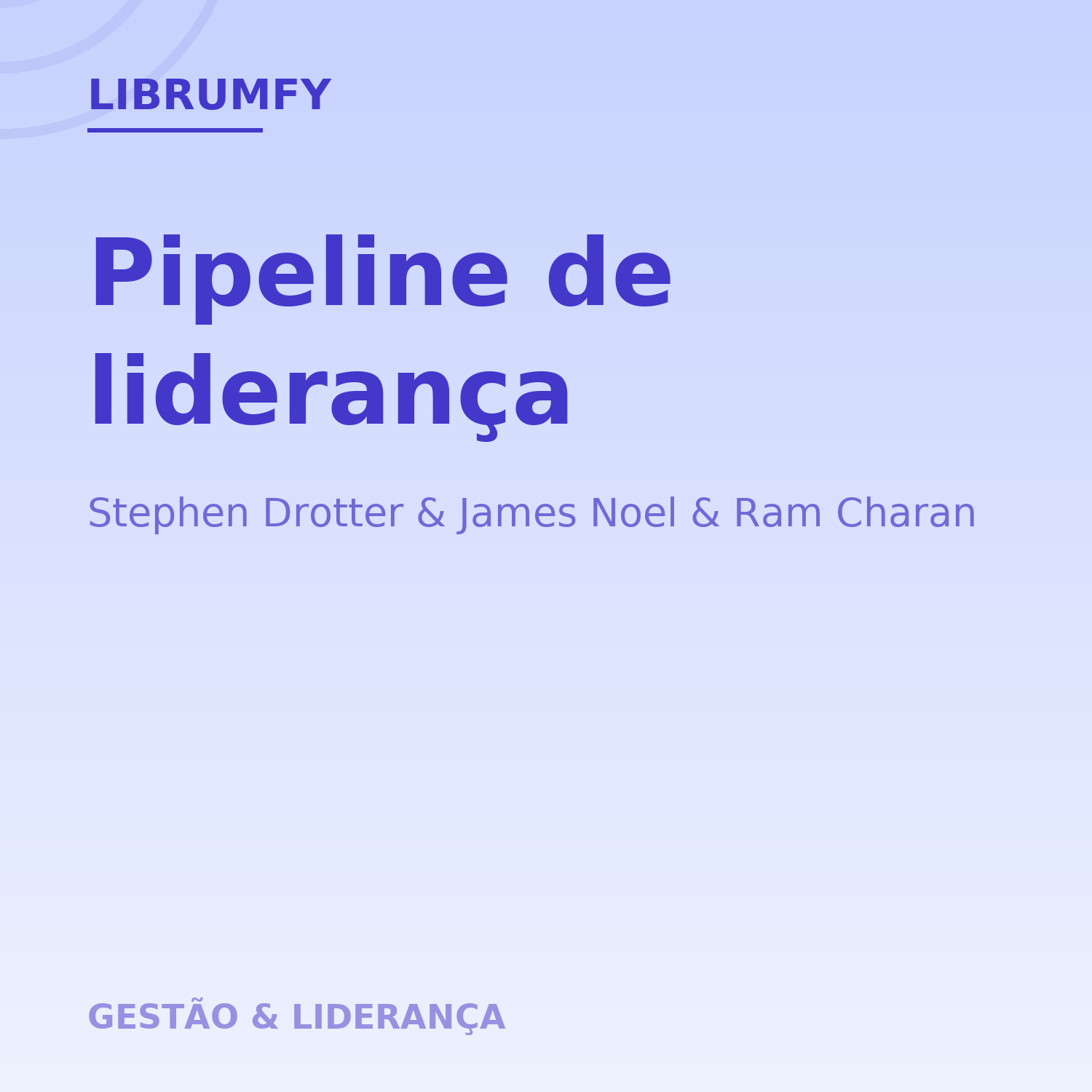 Capa de Pipeline de liderança