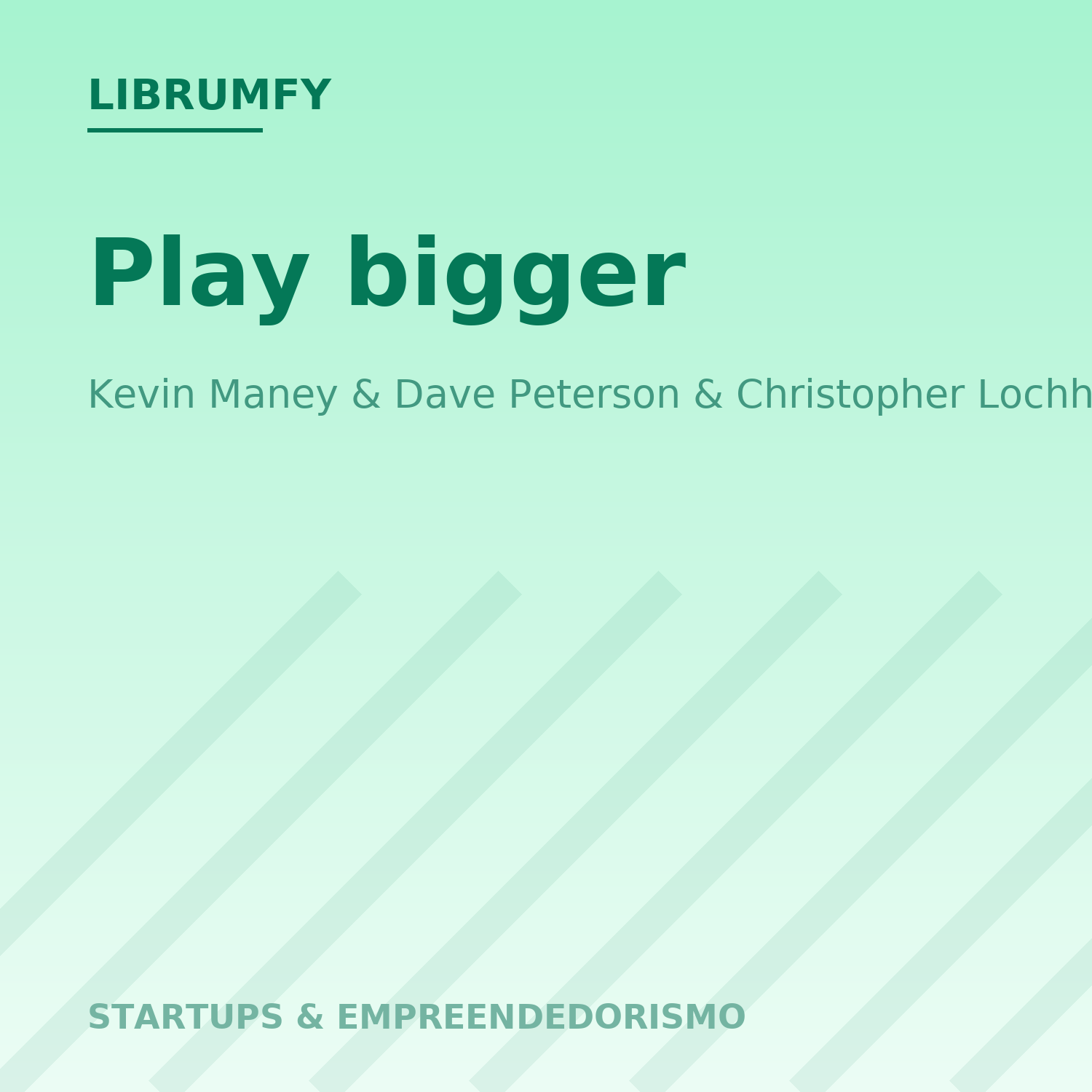 Capa de Play bigger