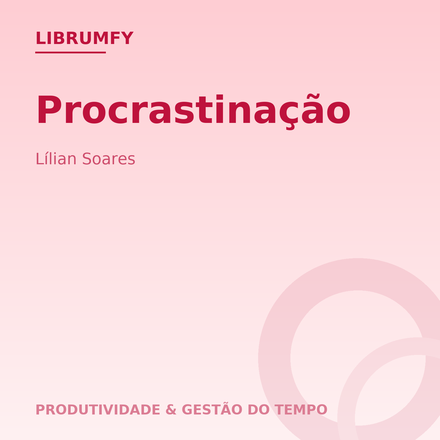 Capa de Procrastinação