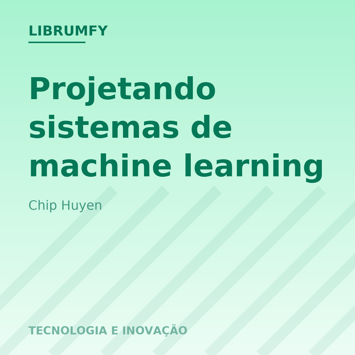 Capa de Projetando sistemas de machine learning