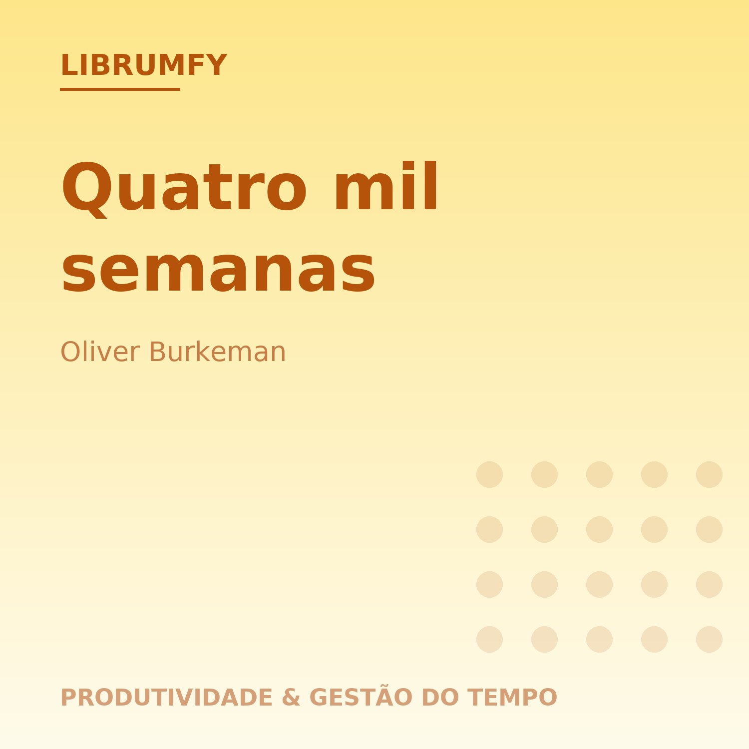 Capa de Quatro mil semanas