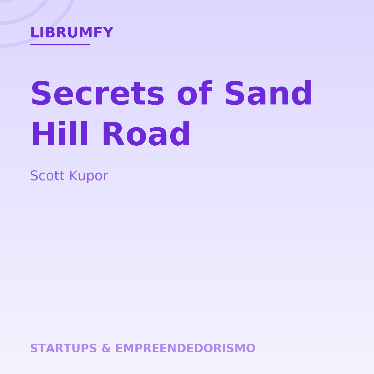 Capa de Secrets of Sand Hill Road