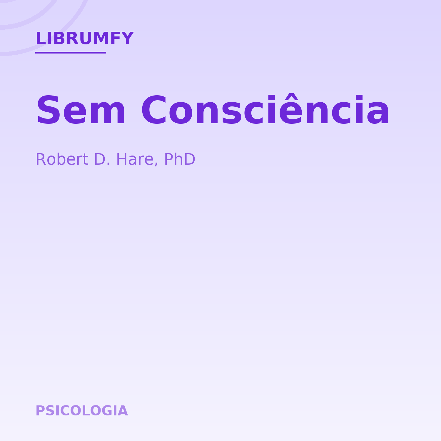 Capa de Sem Consciência