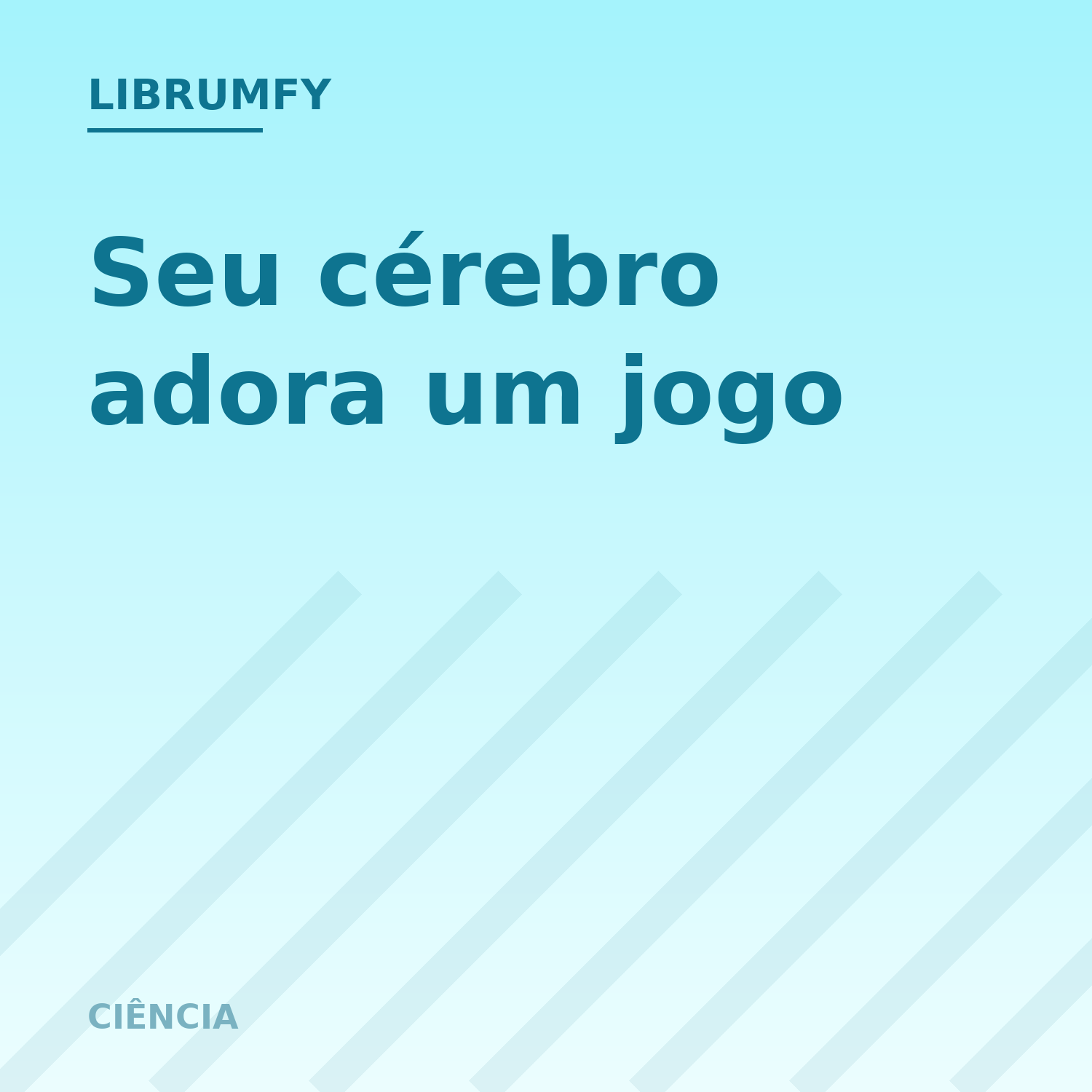 Capa de Seu cérebro adora um jogo