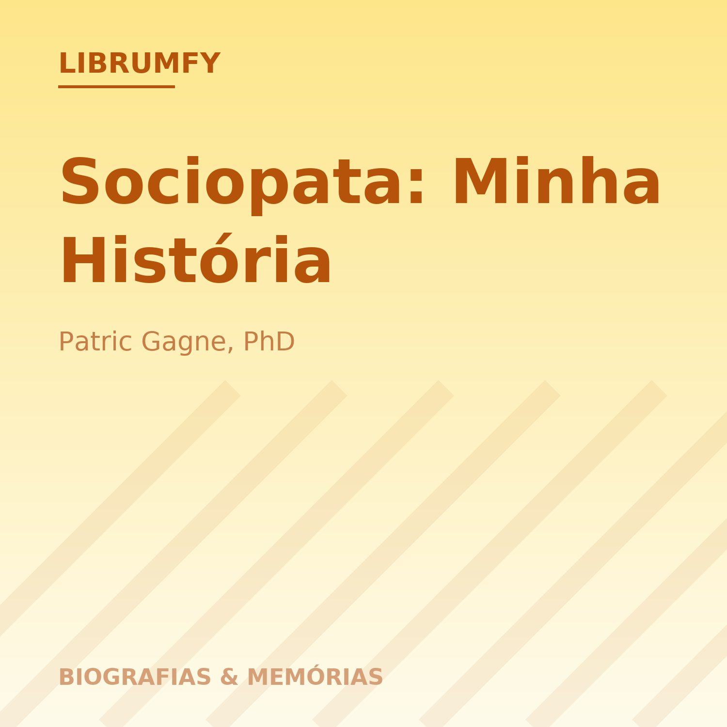 Capa de Sociopata: Minha História