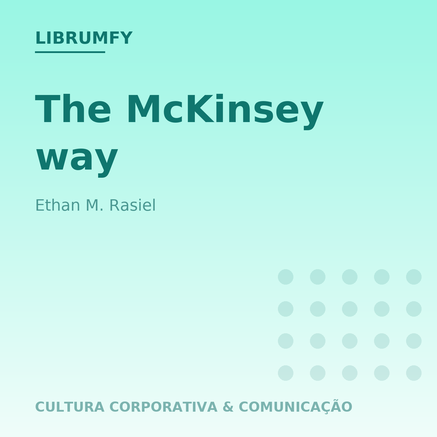 Capa de The McKinsey way
