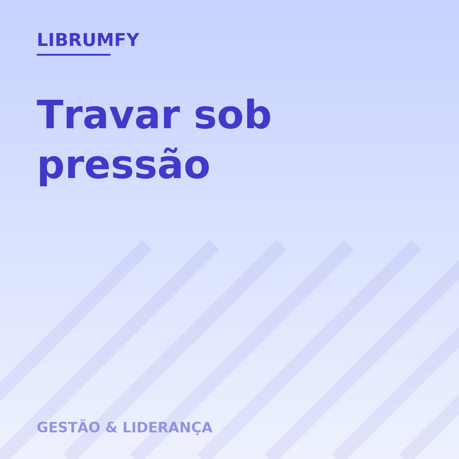 Capa de Travar sob pressão