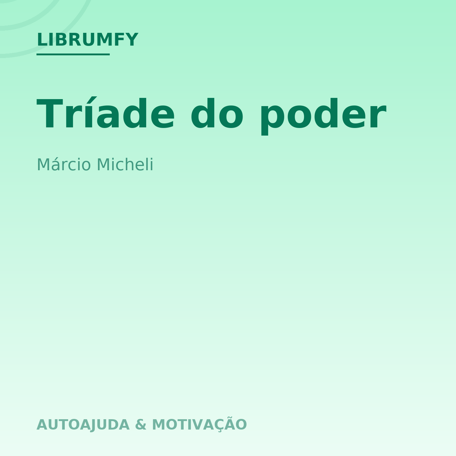 Capa de Tríade do poder