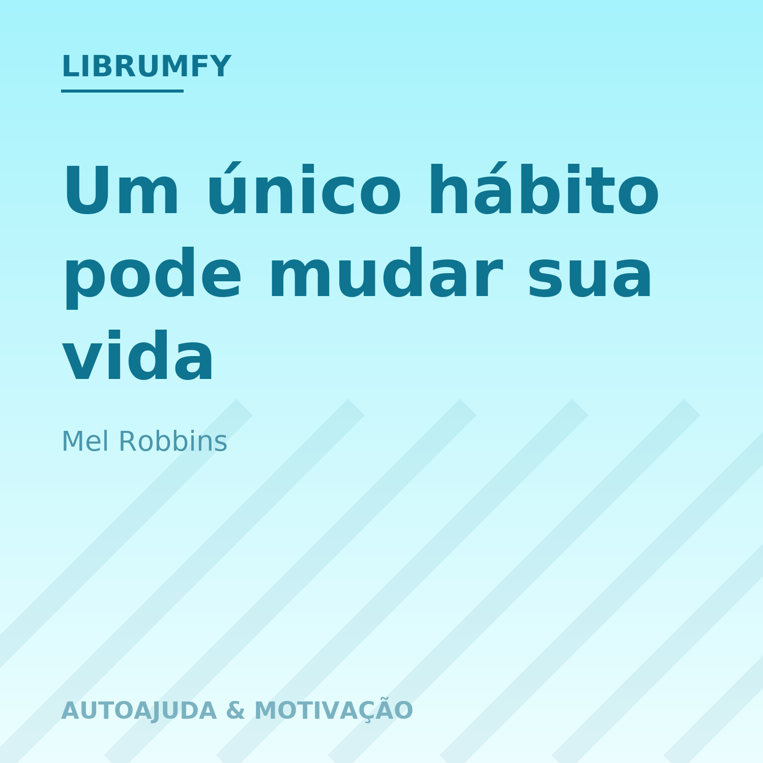 Capa de Um único hábito pode mudar sua vida