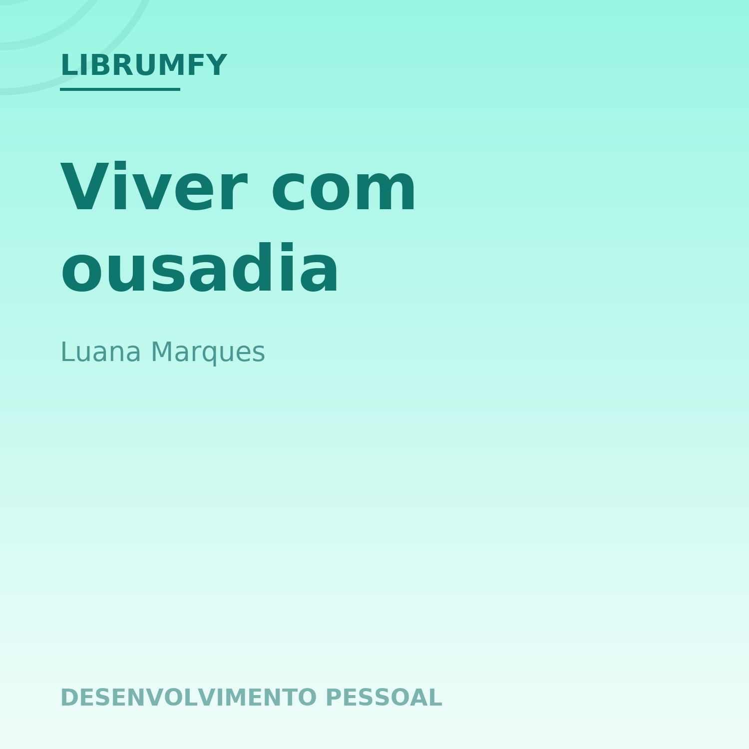 Capa de Viver com ousadia