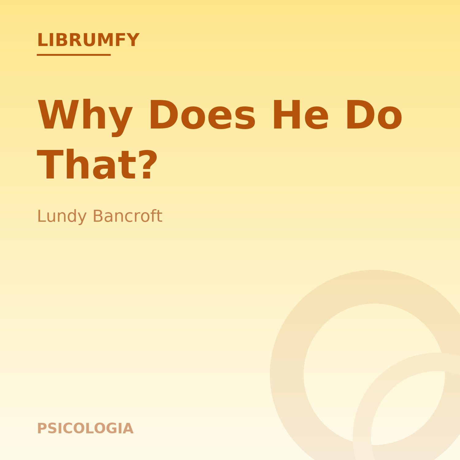 Capa de Why Does He Do That?