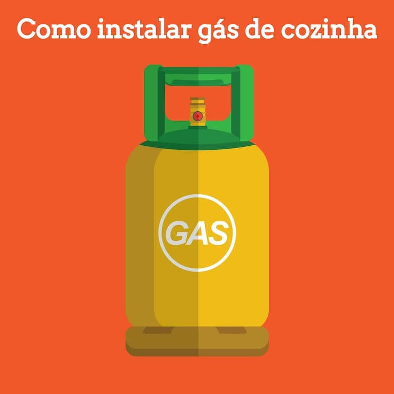 Como instalar gás de cozinha