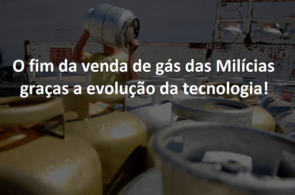 milicia venda de gás de cozinha no Estado do Rio de Janeiro